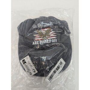 We The People Are Pissed Off Men Gray Adjustable Strap Back Cap Hat